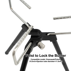 FIREMAPLE Oar Gas Stove Stand: Portable & Stable Cooking