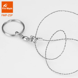 FIREMAPLE Hand Chain: Compact Metal Wire Saw for Survival & Camping