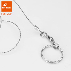 FIREMAPLE Hand Chain: Compact Metal Wire Saw for Survival & Camping