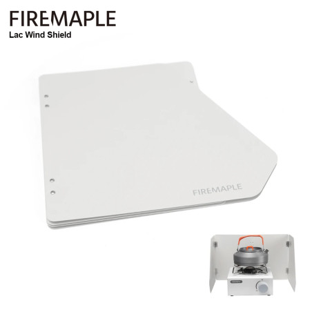 FIREMAPLE 4 Plate Folding Camp Stove Windshield for Cooking