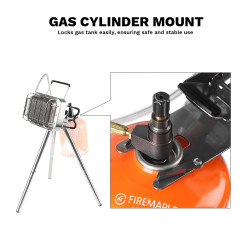 FIREMAPLE Sunflower: Ultralight, Stable Gas Stove Stand for Camping