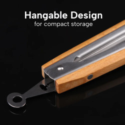 FIREMAPLE: Heavy Duty BBQ Tongs for Campfire & Grilling