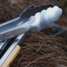 FIREMAPLE: Heavy Duty BBQ Tongs for Campfire & Grilling