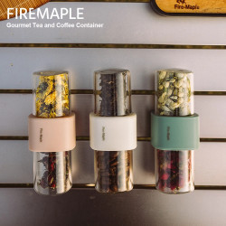 FIREMAPLE: Leakproof & Durable Camp Kitchen Jars for Tea, Coffee & ...