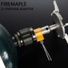 FIREMAPLE Z1 propanadapter: Anslut Coleman-patroner till spisar
