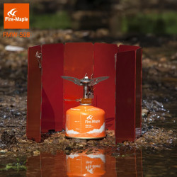 FIREMAPLE FMW-508: Compact 8-Plate Windshield for Camping & Hiking