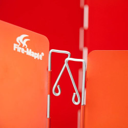 FIREMAPLE FMW-508: Compact 8-Plate Windshield for Camping & Hiking