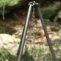 FIREMAPLE nuotiojalusta: säädettävä, kannettava grilli telttailua varten