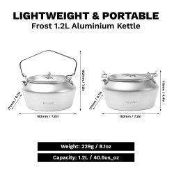 FIREMAPLE Frost Kettle: lichtgewicht en duurzaam voor kamperen en meer